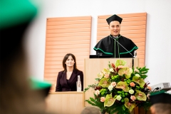 Inauguracja roku akademickiego 2020/2021 na Politechnice Białostockiej. Uroczystość 8 października 2020 r. Fot. M. Obrycki