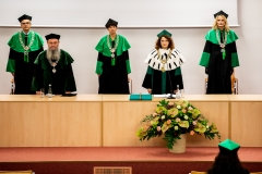 Inauguracja roku akademickiego 2020/2021 na Politechnice Białostockiej. Uroczystość 8 października 2020 r. Fot. M. Obrycki