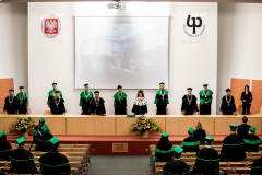 Inauguracja roku akademickiego 2020/2021 na Politechnice Białostockiej. Uroczystość 8 października 2020 r. Fot. M. Obrycki