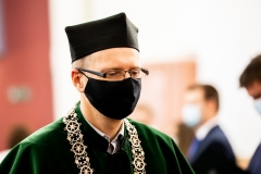Inauguracja roku akademickiego 2020/2021 na Politechnice Białostockiej. Uroczystość 8 października 2020 r. Fot. M. Obrycki