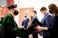 Inauguracja roku akademickiego 2020/2021 na Politechnice Białostockiej. Uroczystość 8 października 2020 r. Fot. M. Obrycki