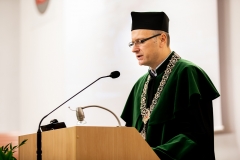Inauguracja roku akademickiego 2020/2021 na Politechnice Białostockiej. Uroczystość 8 października 2020 r. Fot. M. Obrycki