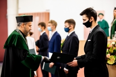 Inauguracja roku akademickiego 2020/2021 na Politechnice Białostockiej. Uroczystość 8 października 2020 r. Fot. M. Obrycki