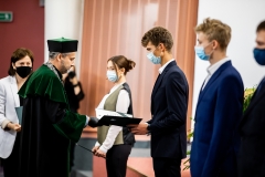 Inauguracja roku akademickiego 2020/2021 na Politechnice Białostockiej. Uroczystość 8 października 2020 r. Fot. M. Obrycki