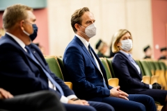 Inauguracja roku akademickiego 2020/2021 na Politechnice Białostockiej. Uroczystość 8 października 2020 r. Fot. M. Obrycki