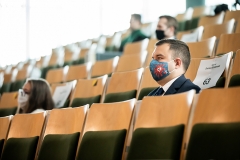 Inauguracja roku akademickiego 2020/2021 na Politechnice Białostockiej. Uroczystość 8 października 2020 r. Fot. M. Obrycki