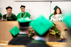 Inauguracja roku akademickiego 2020/2021 na Politechnice Białostockiej. Uroczystość 8 października 2020 r. Fot. M. Obrycki