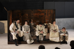 Matka Courage i jej dzieci - próba medialna, fot.. Teatr Dramatyczny im Al Węgierki