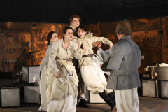 Matka Courage i jej dzieci - próba medialna, fot.. Teatr Dramatyczny im Al Węgierki