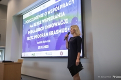 2025-01-17 Agreement on collaboration for innovation in Erasmus+; photo by: Dariusz Piekut