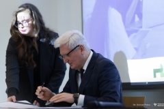 2025-01-17 Agreement on collaboration for innovation in Erasmus+; photo by: Dariusz Piekut