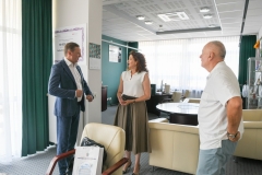 Prof. Volodymyr Onyshchenko, Rector of National University ‘Yuri Kondratyuk Poltava Polytechnic’ in Ukraine on a partner visit to BUT, photo by Iryna Mikhno