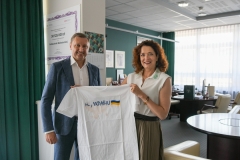 Prof. Volodymyr Onyshchenko, Rector of National University ‘Yuri Kondratyuk Poltava Polytechnic’ in Ukraine on a partner visit to BUT, photo by Iryna Mikhno