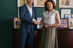 Prof. Volodymyr Onyshchenko, Rector of National University ‘Yuri Kondratyuk Poltava Polytechnic’ in Ukraine on a partner visit to BUT, photo by Iryna Mikhno