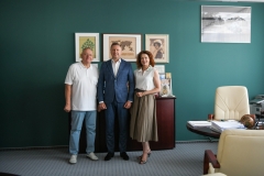 Prof. Volodymyr Onyshchenko, Rector of National University ‘Yuri Kondratyuk Poltava Polytechnic’ in Ukraine on a partner visit to BUT, photo by Iryna Mikhno