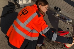 Projekt SKN DROGOWIEC dotyczący innowacyjnej nawierzchni hybrydowowej, wyróżniony w konkursie StRuNa2023_fot. własność SKN DROGOWIEC_Wydział Budownictwa i Nauk o Środowisku PB