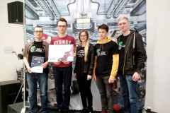 Studenci Wydziału Mechanicznego na zawodach Robobotiada w Wilnie, 23 marca 2019 r.