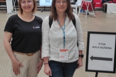 Przewodnicząca UFD PB - Wioletta Obidzińska oraz prezes Stowarzyszenia Forum Administracji Akademickiej - dr hab. Katarzyna Górak-Sosnowska