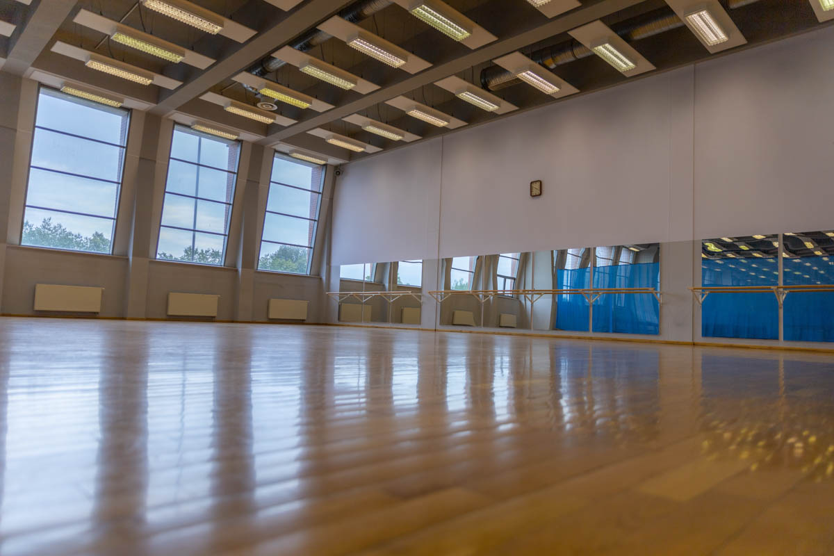 Sala do aerobiku Politechniki Białostockiej